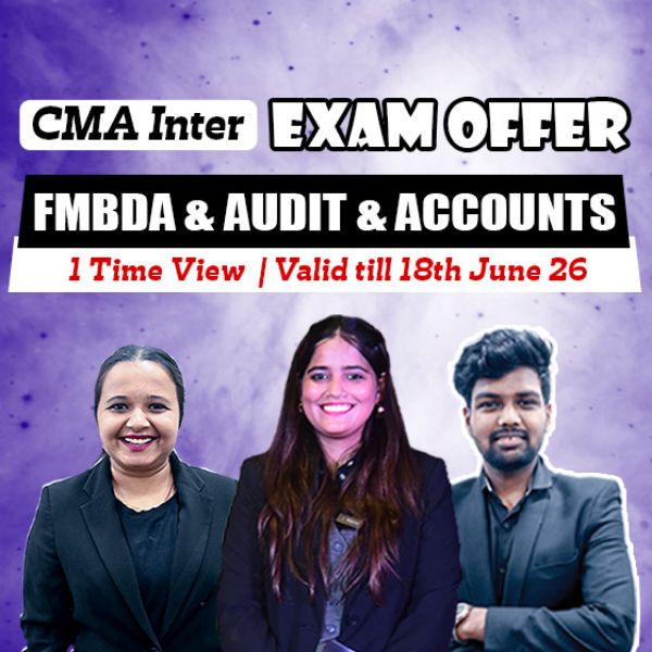 Picture of CMA INTER COMBO- GROUP 2 FMDA + CO. A/C & AUDIT [EXAM OFFER]