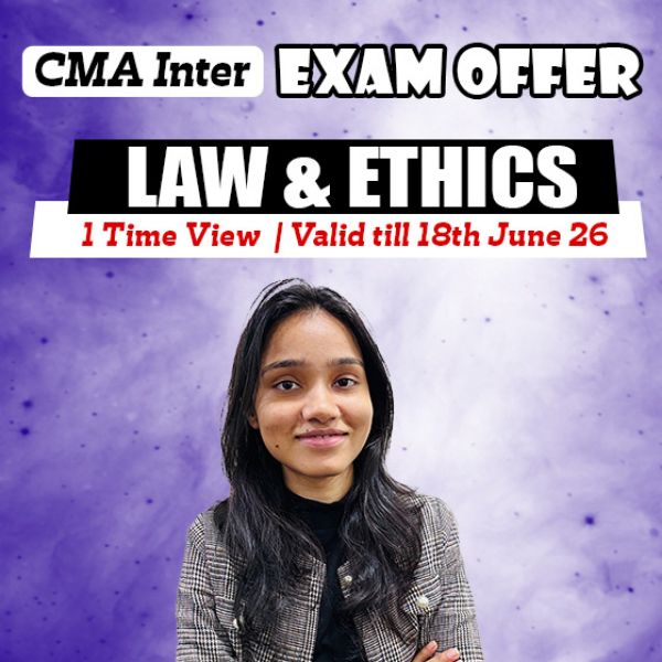 Picture of CMA INTER GROUP 1- PAPER 5- LAW & ETHICS [EXAM OFFER]
