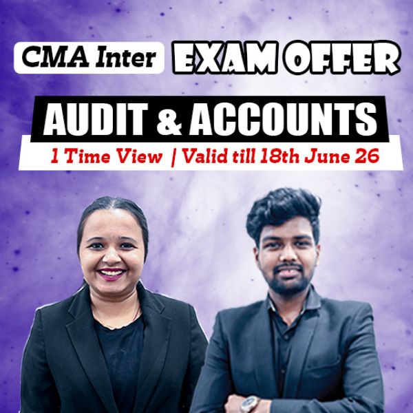 Picture of CMA INTER G2- PAPER 10: CORPORATE ACCOUNTING AND AUDITING [EXAM OFFER]