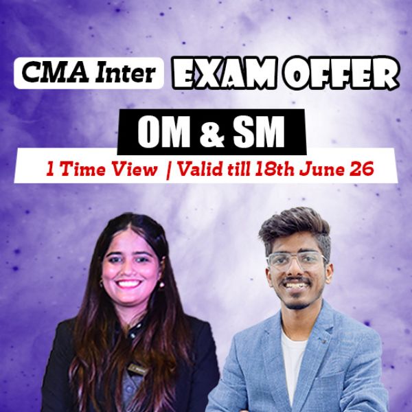 Picture of CMA INTER G2- OM & SM [EXAM OFFER]