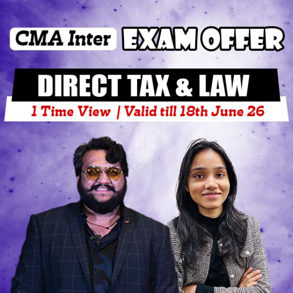 Picture of CMA INTER COMBO GROUP 1- DIRECT TAX + LAW & ETHICS [EXAM OFFER]
