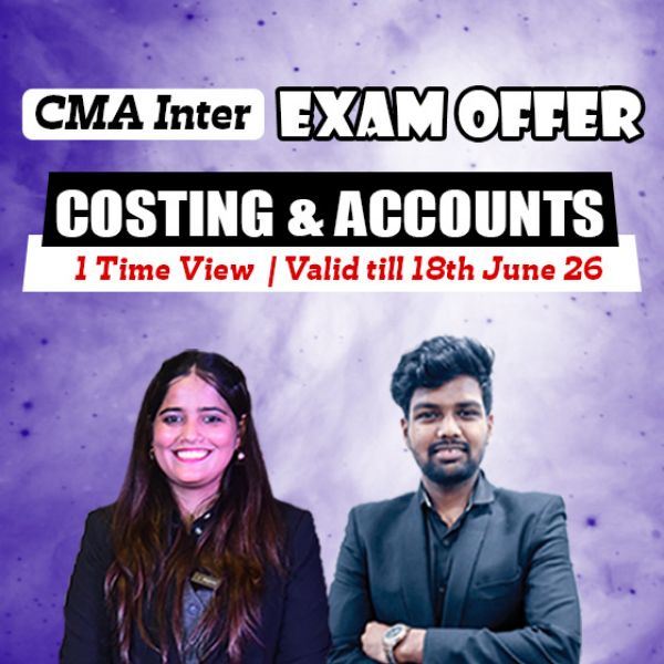 Picture of CMA INTER COMBO GROUP 1- COSTING + ACCOUNTS [EXAM OFFER]