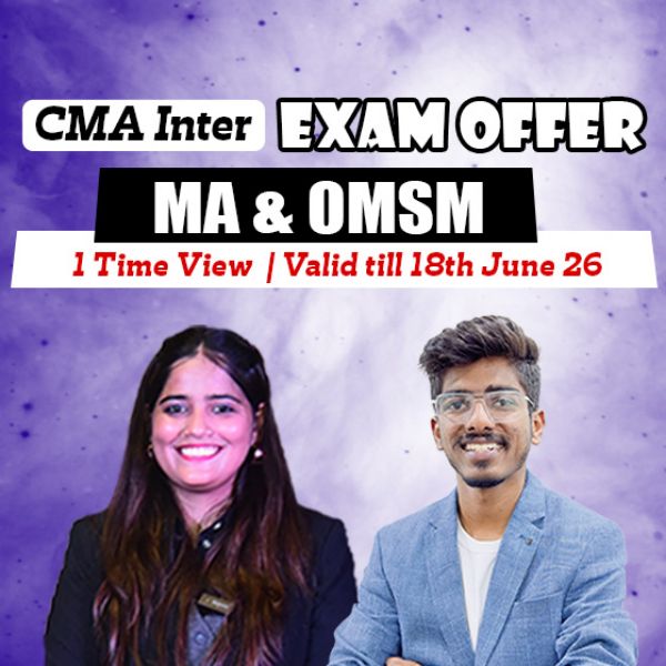 Picture of CMA INTER COMBO- GROUP 2 MA + OM & SM [EXAM OFFER]