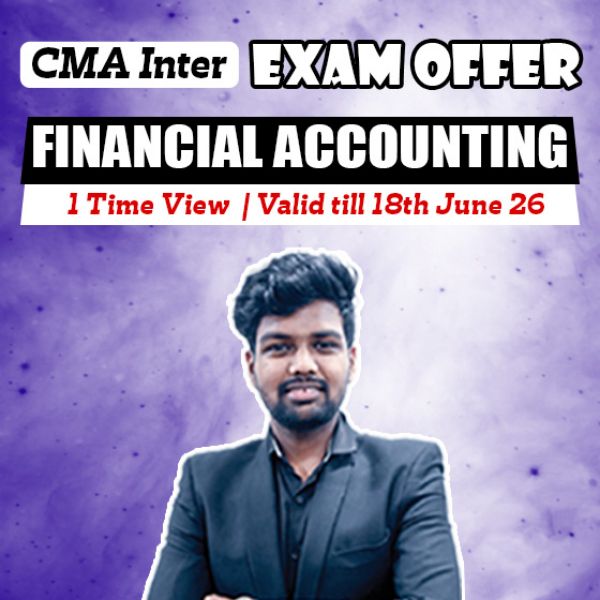 Picture of CMA INTER GROUP 1- FINANCIAL ACCOUNTING [EXAM OFFER]