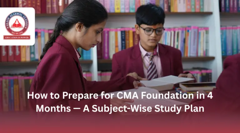 CMA Foundation in 4 Months