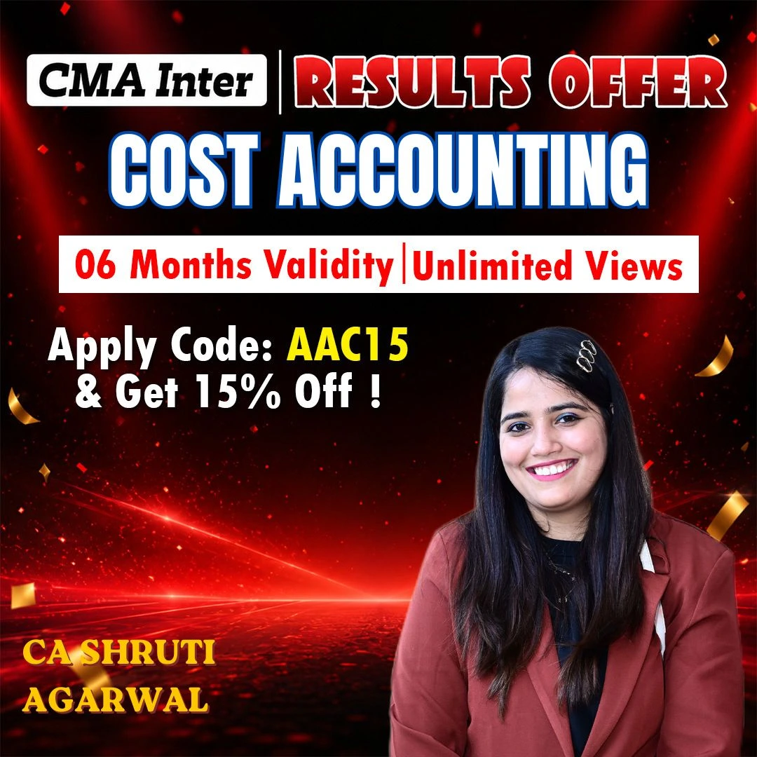 CMA INTER GROUP 1 - COST ACCOUNTING