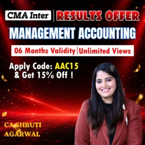 CMA INTER GROUP 2- MANAGEMENT ACCOUNTING