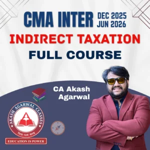CMA INTER GROUP 1- INDIRECT TAXATION
