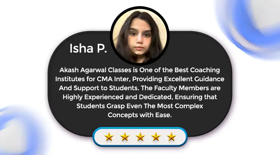 Isha P CMA INTER A