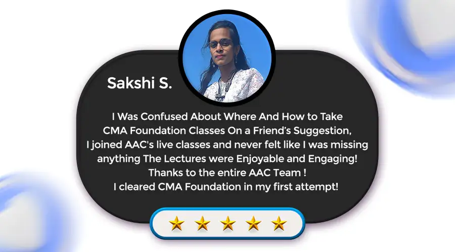 SAKSHI CMA Foundation B
