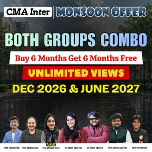 CMA Inter Both Groups Combo [Monsoon Offer Unlimited Views]