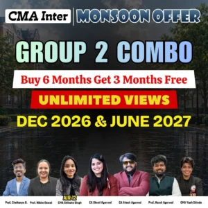 CMA Inter Group 2 Combo [Monsoon Offer Unlimited Views]