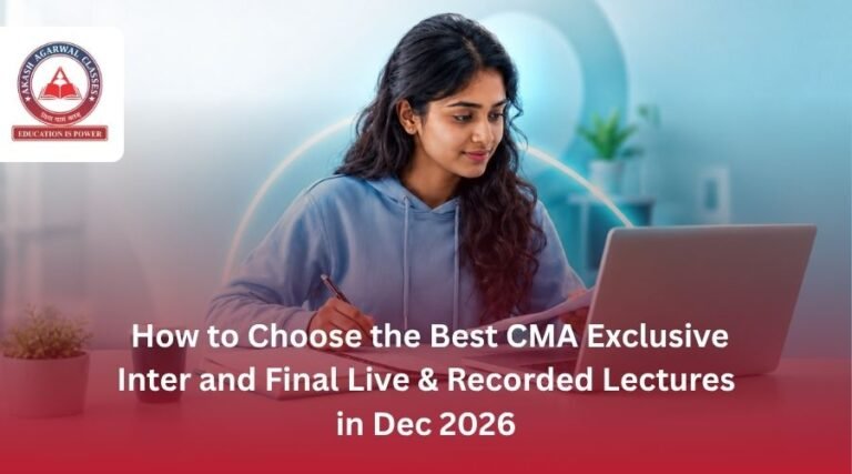 Best CMA Inter & Final Lectures