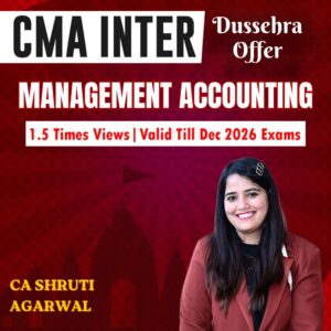 CMA INTER GROUP 2- MANAGEMENT ACCOUNTING [1.5 TIMES VIEWS]